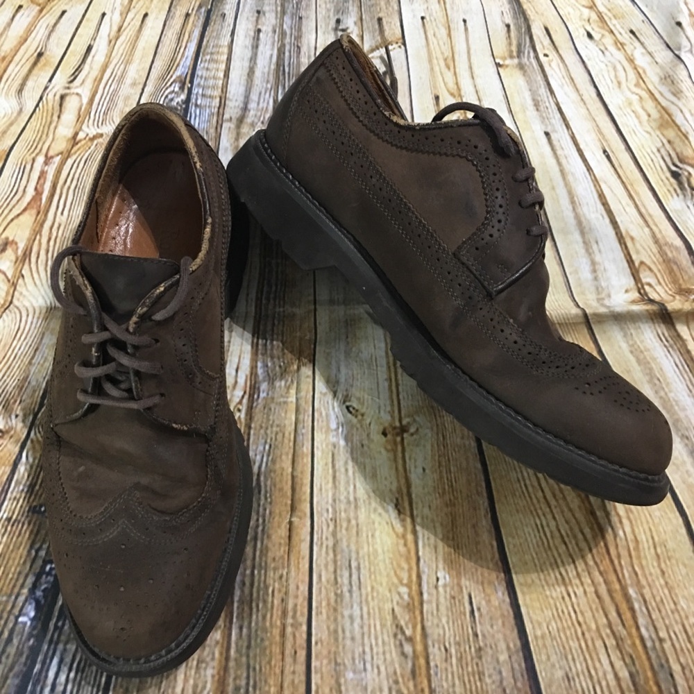 Rockport M5679 Brown Leather Oxfords Size 8M